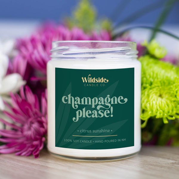 champagne please! - Wildside Candle Company