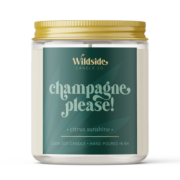 champagne please! - Wildside Candle Company