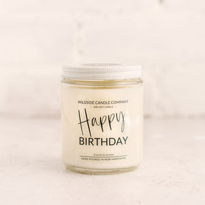 Happy Birthday! Hand Poured Soy Candle