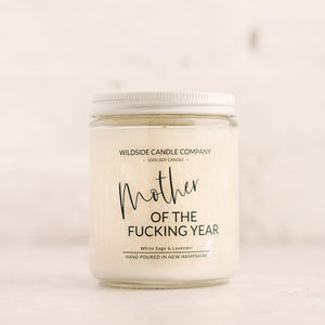 Mother of the Fucking Year Soy Candle